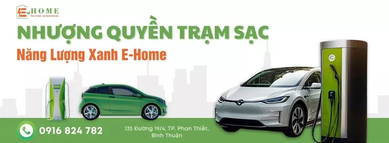Trạm sạc Bình Thuận , trạm sạc vinfast, điện nlmt Bình Thuận, Trạm sạc nhượng quyền.